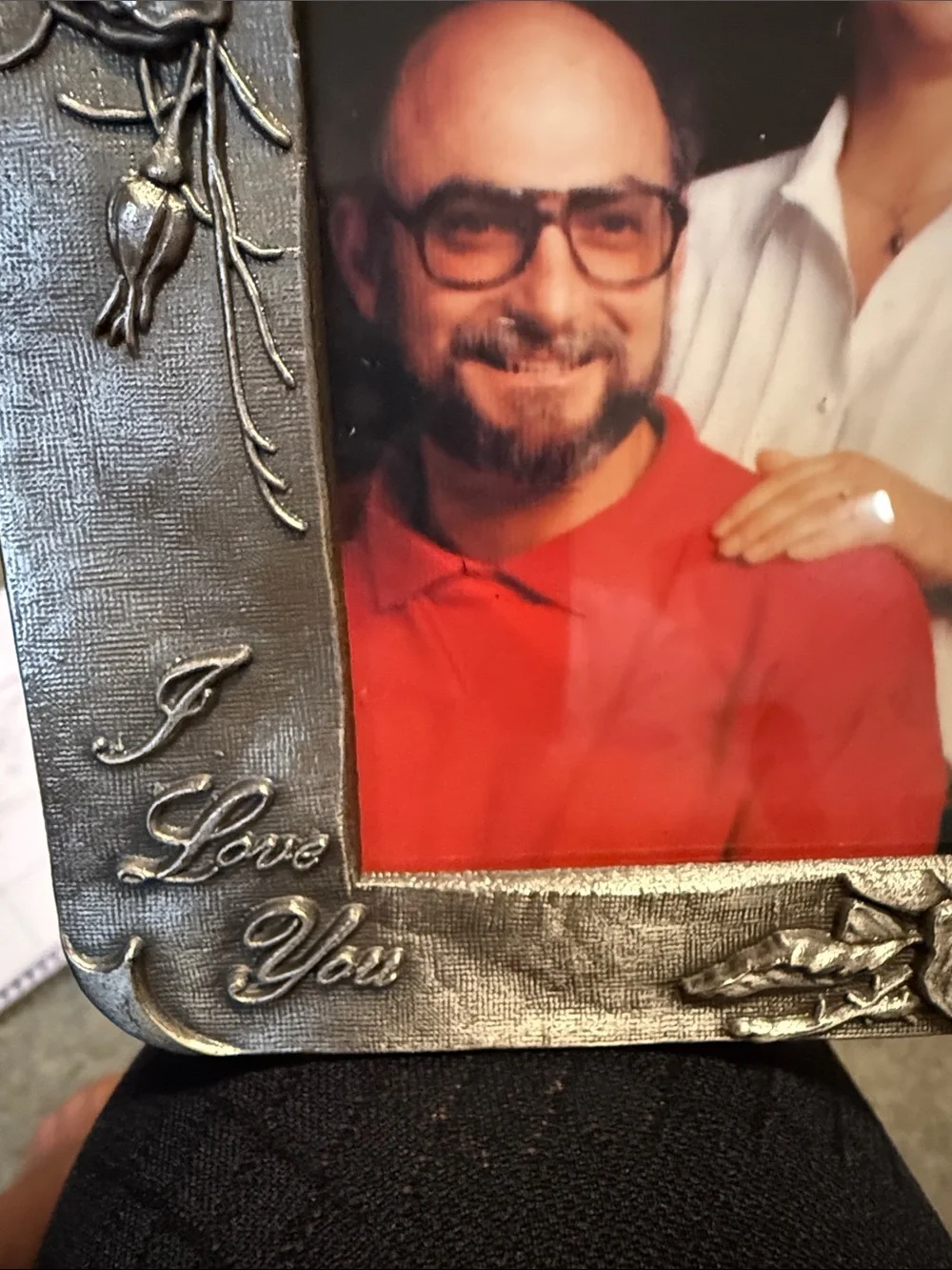 Antique Pewter Finish Photo Frame - Pewter